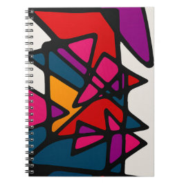 Vibrant Abstract Notitieboek