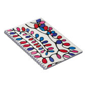 Vibrant Abstract Notitieboek (Rechterzijde)