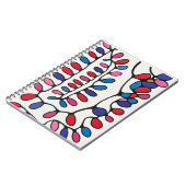 Vibrant Abstract Notitieboek (Linkerzijde)