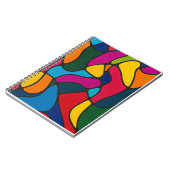 Vibrant Abstract Notitieboek (Linkerzijde)