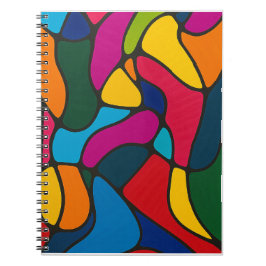 Vibrant Abstract Notitieboek