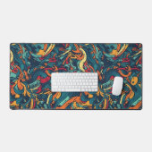 Vibrant Abstract Oceanic Currents Bureaumat (Keyboard & Muis)