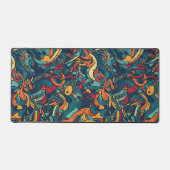 Vibrant Abstract Oceanic Currents Bureaumat (Voorkant)