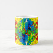 Vibrant Abstract Paint Splash Mug – Bold Artistic Koffiemok (Center)