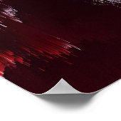 Vibrant Abstract Pattern Wall Art Poster (Hoek)