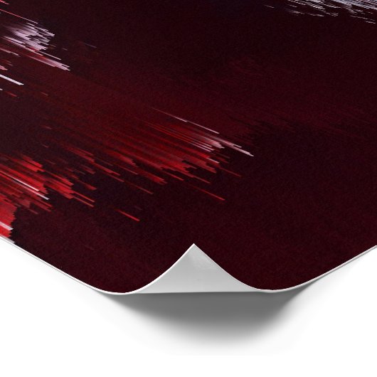 Vibrant Abstract Pattern Wall Art Poster (Hoek)