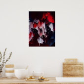 Vibrant Abstract Pattern Wall Art Poster (Keuken)