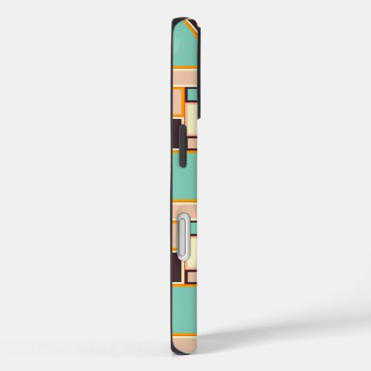 Vibrant abstract pattern with rectangles Case-Mate iPhone case (Achterkant / Rechts)