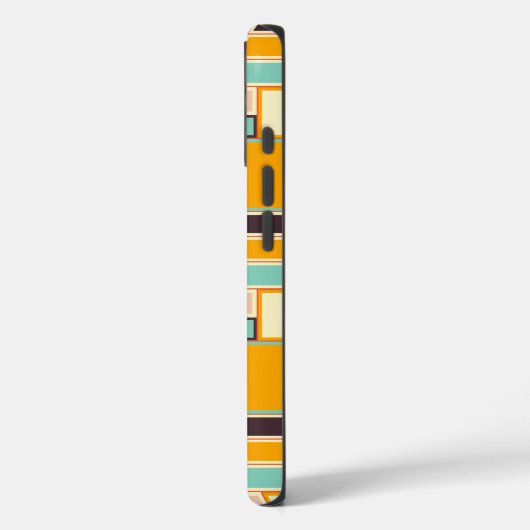 Vibrant abstract pattern with rectangles Case-Mate iPhone case (Achterkant / Links)
