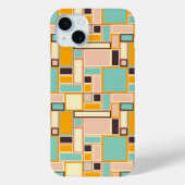 Vibrant abstract pattern with rectangles Case-Mate iPhone case (Achterkant)