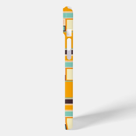 Vibrant abstract pattern with rectangles Case-Mate iPhone case (Achterkant / Links)