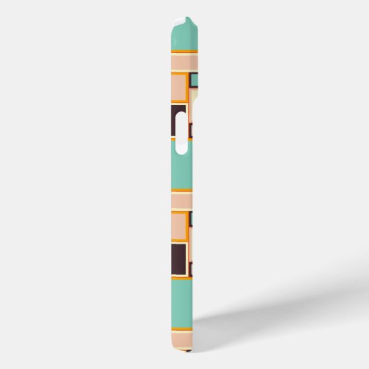 Vibrant abstract pattern with rectangles Case-Mate iPhone case (Achterkant / Rechts)