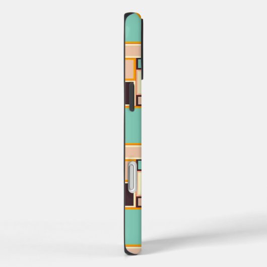 Vibrant abstract pattern with rectangles Case-Mate iPhone case (Achterkant / Rechts)