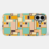 Vibrant abstract pattern with rectangles Case-Mate iPhone case (Achterkant (horizontaal))