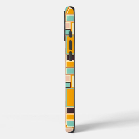 Vibrant abstract pattern with rectangles Case-Mate iPhone case (Achterkant / Links)