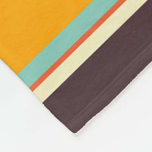 Vibrant abstract pattern with rectangles fleece deken (Hoek)