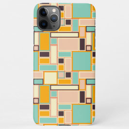 Vibrant abstract pattern with rectangles iPhone 11Pro max hoesje