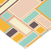 Vibrant abstract pattern with rectangles korte tafelloper (Hoek)