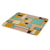 Vibrant abstract pattern with rectangles snijplank (Hoek)