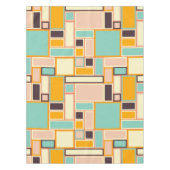 Vibrant abstract pattern with rectangles tafelkleed (Voorkant)