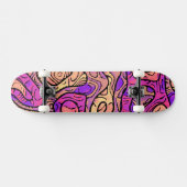 Vibrant Abstract Persoonlijk Skateboard (Horizontaal)