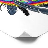 Vibrant Abstract Poster voor het schilderen van le (Hoek)