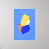 Vibrant abstract Stretted Canvas afdrukken (Voorkant)