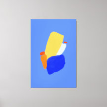 Vibrant abstract Stretted Canvas afdrukken