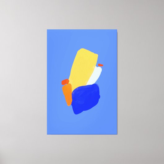 Vibrant abstract Stretted Canvas afdrukken (Voorkant)