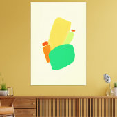 Vibrant abstract Stretted Canvas afdrukken (Insitu (Woonkamer))