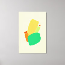 Vibrant abstract Stretted Canvas afdrukken