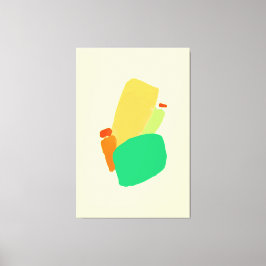Vibrant abstract Stretted Canvas afdrukken