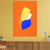 Vibrant abstract Stretted Canvas afdrukken (Insitu (Woonkamer))