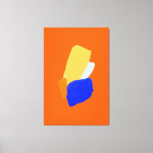 Vibrant abstract Stretted Canvas afdrukken