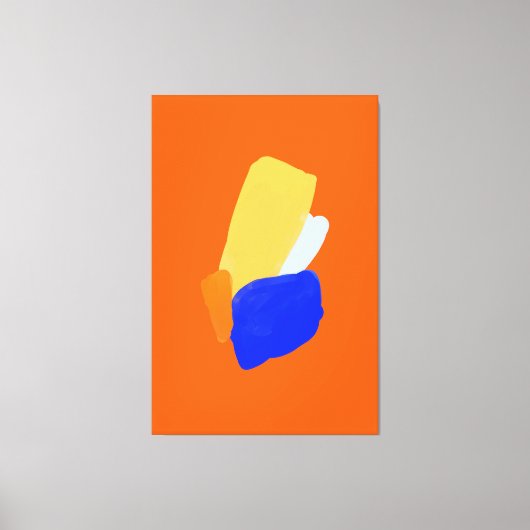 Vibrant abstract Stretted Canvas afdrukken (Voorkant)