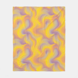 Vibrant Abstract Swirl  Fleece Deken