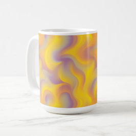 Vibrant Abstract Swirl  Koffiemok