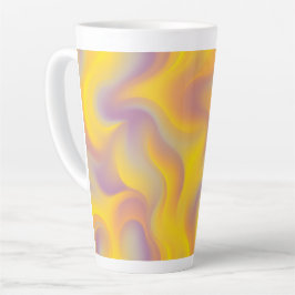 Vibrant Abstract Swirl  Latte Mok
