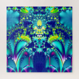 Vibrant Abstract symmetrisch fractal Legpuzzel
