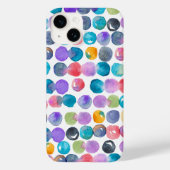 Vibrant Abstract Watercolor iPhone Case  (Achterkant)