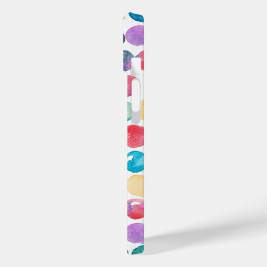 Vibrant Abstract Watercolor iPhone Case  (Achterkant / Links)