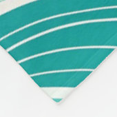 Vibrant Abstract Waves Seamless Pattern Fleece Deken (Hoek)