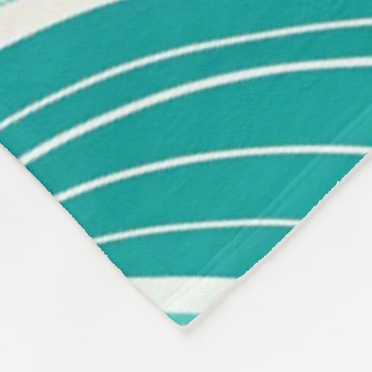 Vibrant Abstract Waves Seamless Pattern Fleece Deken (Hoek)