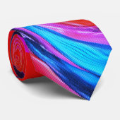 Vibrant Abstract wervelkolom kleurig kleurig neusj Stropdas (Opgerold)