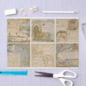 Vibrant  Aesop's Fables Background Artist Tissuepapier (Craft)