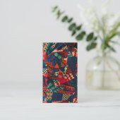 Vibrant African Geometric Tribal Abstract Pattern Visitekaartje (Staand voorkant)