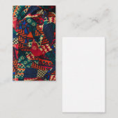 Vibrant African Geometric Tribal Abstract Pattern Visitekaartje (Voorkant / Achterkant)