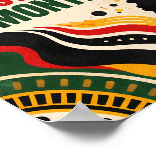 Vibrant African-Inspired Art Poster (Hoek)