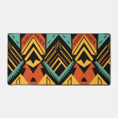 Vibrant African Pattern Bureaumat (Voorkant)