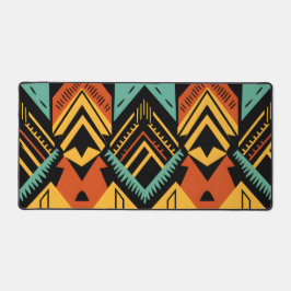 Vibrant African Pattern Bureaumat